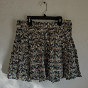 🌸‎ Derek Lam 10 Crosby Chic Multicolor Patterned Skirt Size 6